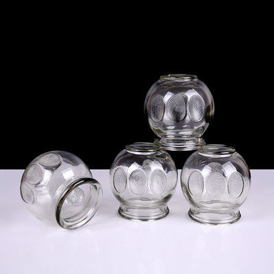 Suction 4 Pcs Body Vacuum Massage Cupping Glass หนา