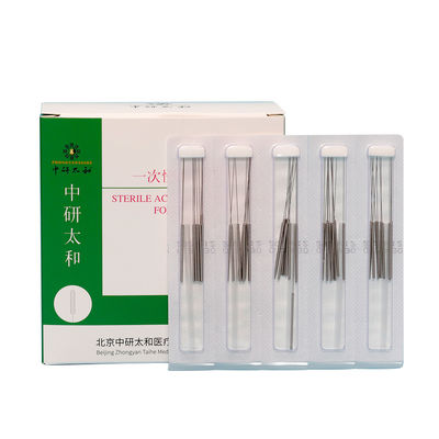 Zhongyan Taihe คุณภาพสูง 500pcs Disposable Sterile ไม่เจ็บปวดเข็มฝังเข็ม Acupuncture Therapy