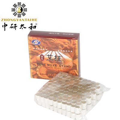 200pcs Gold Hanyi Pure Moxa Rolls Diuretics สำหรับขจัดความชื้น Moxibustion Sticks