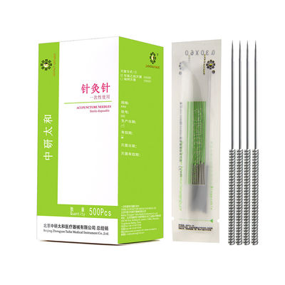 คุณภาพ  Silvery Zhongyan Taihe Acupuncture Needles Painless Intradermal Needles For Facial Acupuncture โรงงาน