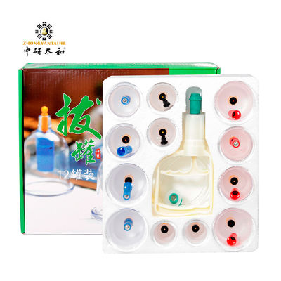 คุณภาพ  Luxury Packaging Suction Silicone Cupping Cups Set Self Therapy โรงงาน