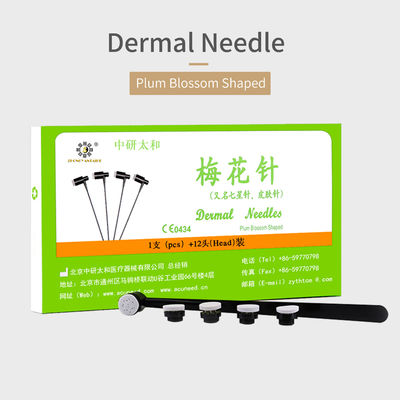 คุณภาพ  ISO13485 Plum Blossom 7 Star Needle Acupuncture With 12 Replaceable Heads โรงงาน