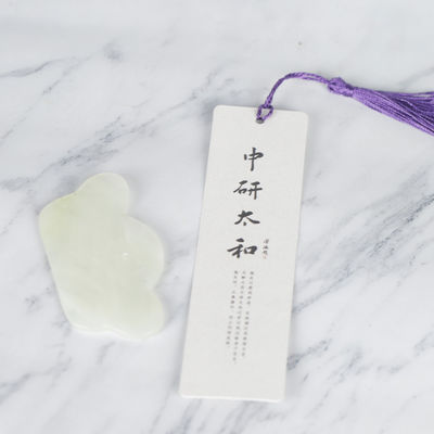 Irregular Jade Guasha Tools Offering Relaxation of Muscles and Tissues Massage Scraping for Health Improvement