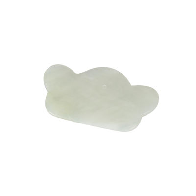 Chinese Medicine Apparatus Jade Gua Sha Stone Green Facial Massage Tool for Stress Relief and Skin Hydration Natural Therapy