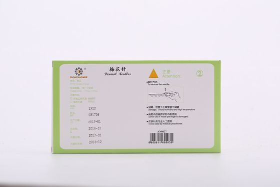 PVC Handle Plum Blossom Needles Polished Technical 0.20mm X 25mm Needles ออกแบบมาเพื่อการรักษาผิวที่มีประสิทธิภาพและปลอดภัย