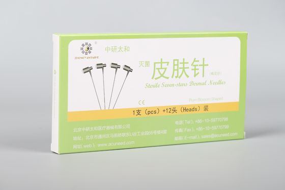 15 ซม. สแตนเลส dermal Plum Blossom Needle สําหรับการรักษาด้วยการฉีดฉีด