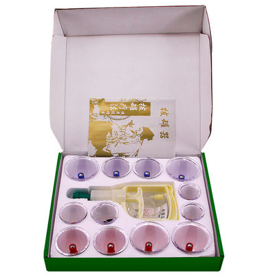ถ้วยกดลบแรงดันลบชุดสูญญากาศต่อต้านเซลลูไลท์ Cupping Set