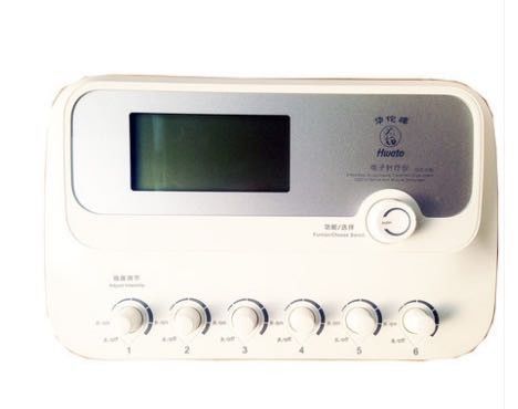 Battery Operated Electronic Acupuncture Treatment Instrument White Tool for Acupuncture Therapy and Muscle Relaxation Treatment