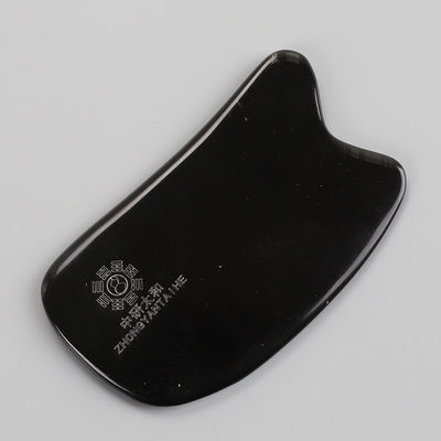 แผ่นสีเขียว Jade Scraping Guasha Board เครื่องมือนวดธรรมชาติ