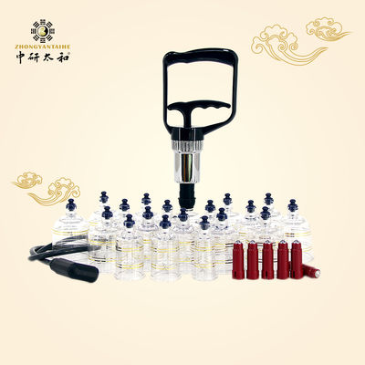ดูดสูญญากาศ 19 ถ้วยชุด Hijama Cupping Therapy นวดเซลลูไลท์ปวดหลังจีน